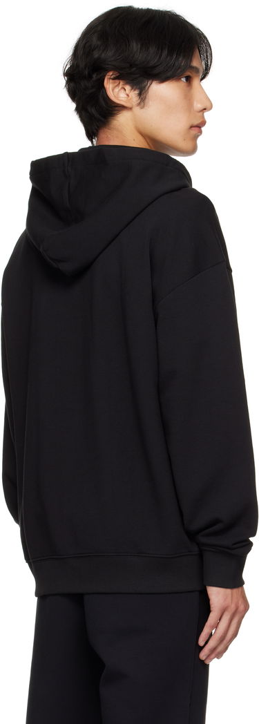 Суитчър BOSS Relaxed-Fit Cotton Terry Zip-Up Hoodie Черно | 50548651, 3