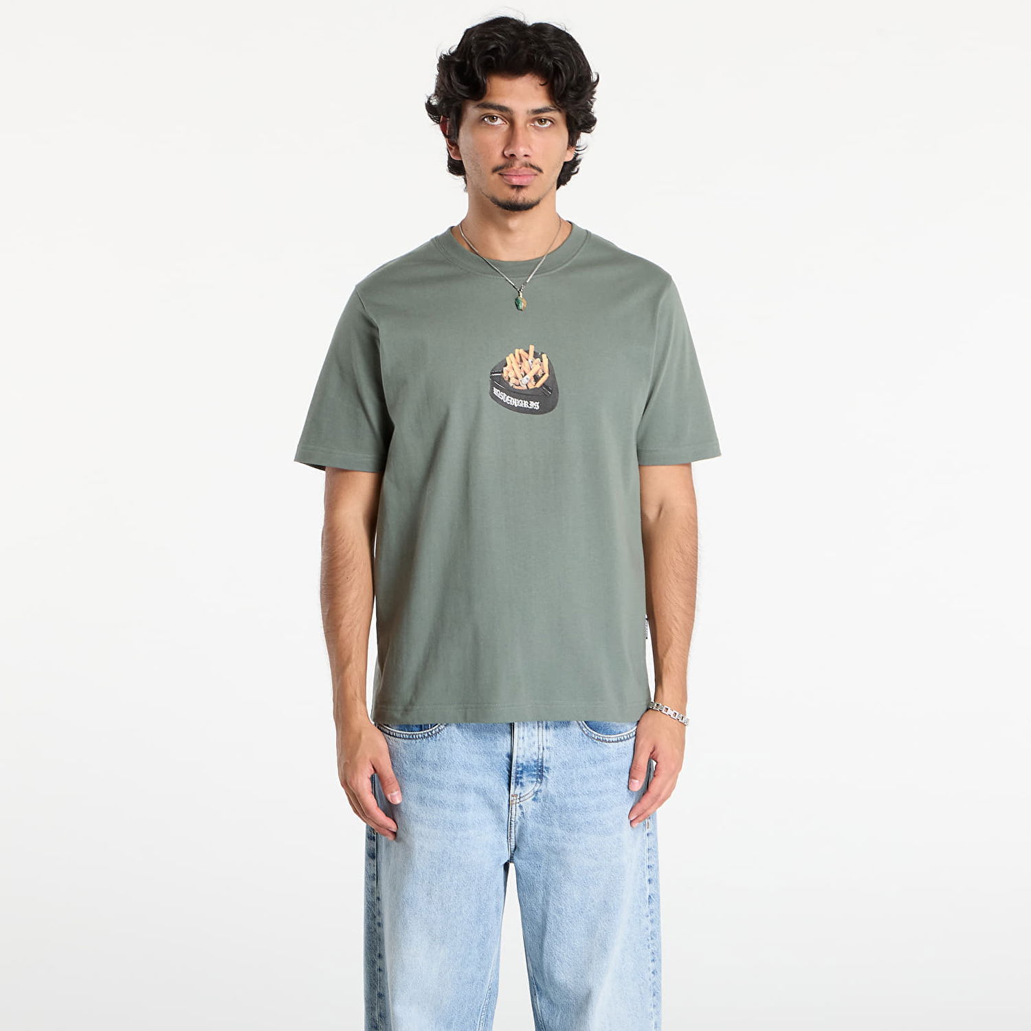 Тениска Wasted Paris Wasted Paris Ashtray Graphic Tee Зелено | WP_000293, 0