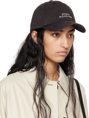 Шапка с козирка Studio Nicholson Studio Nicholson Logo Cap Бежово | CAP SNM - 1168, 3