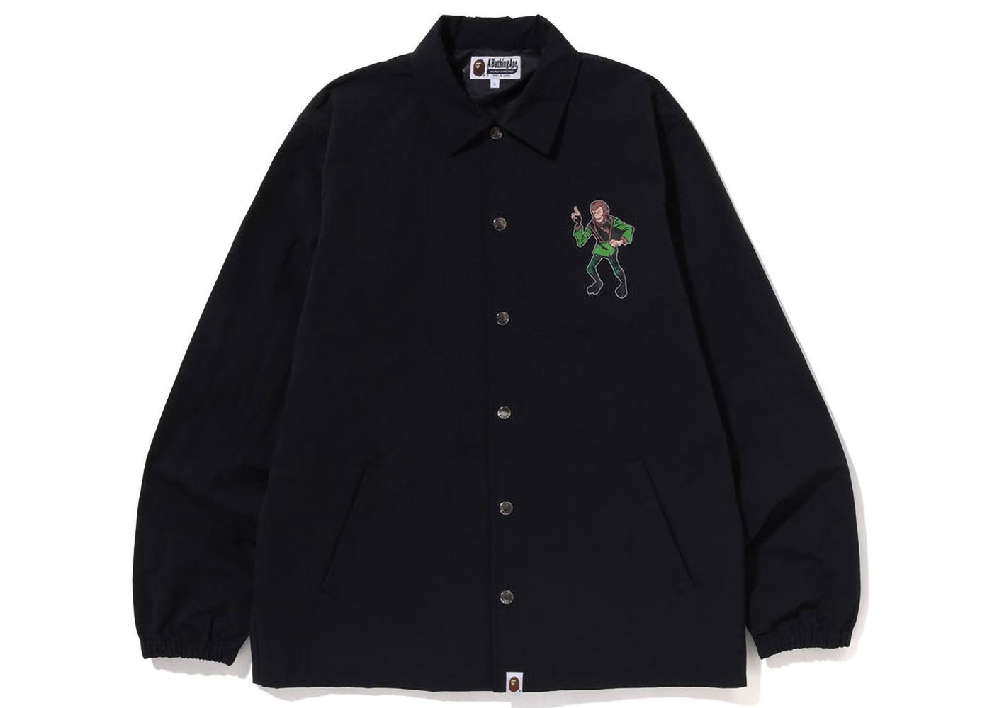 Яке BAPE Ape Graphic Coach Jacket Черно | 1J30-140-010, 0