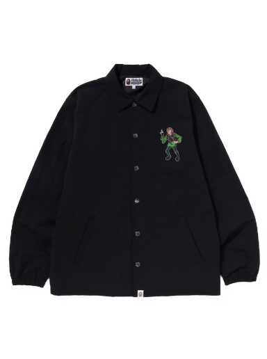 Яке BAPE Ape Graphic Coach Jacket Черно | 1J30-140-010