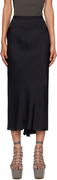Rick Owens Concordians A-Line Bias Midi Skirt