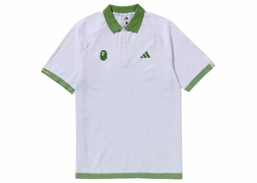 Поло тениска BAPE BAPE x adidas Golf Polo White Бяло | 1J73-112-901