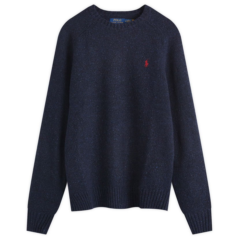 Пуловер Polo by Ralph Lauren Knit Donegal Sweatshirt Синьо | 710946146001