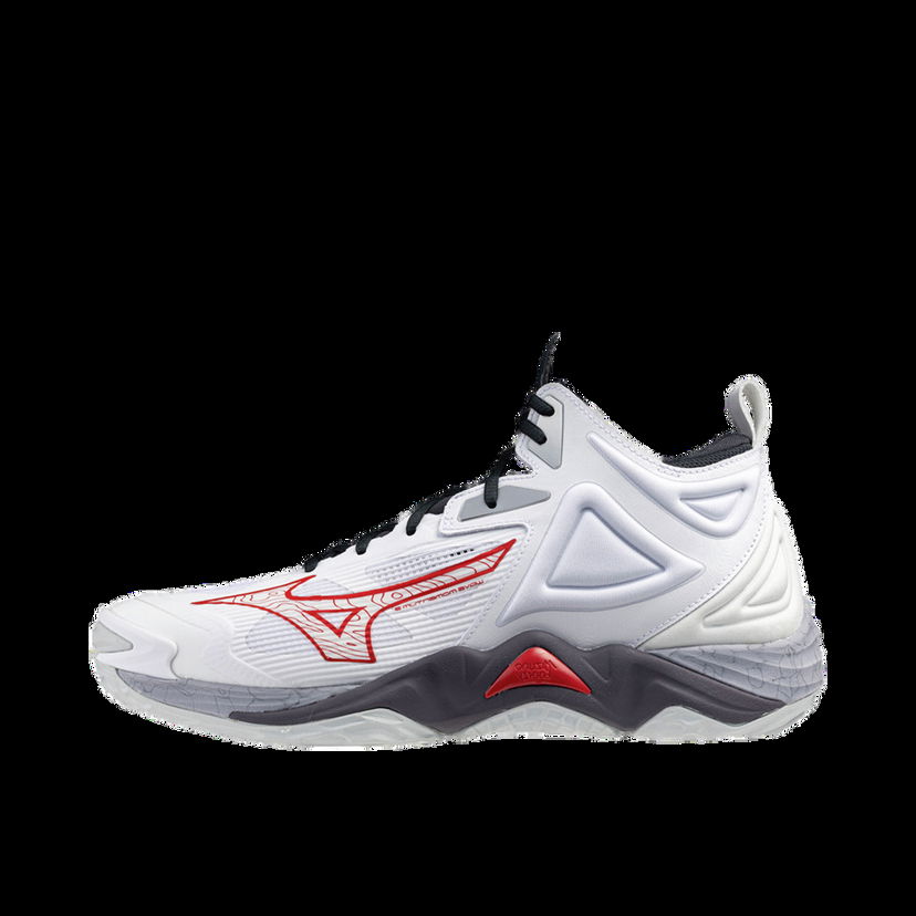 Кецове и обувки Mizuno WAVE MOMENTUM 3 MID Бяло | v1ga2317-96