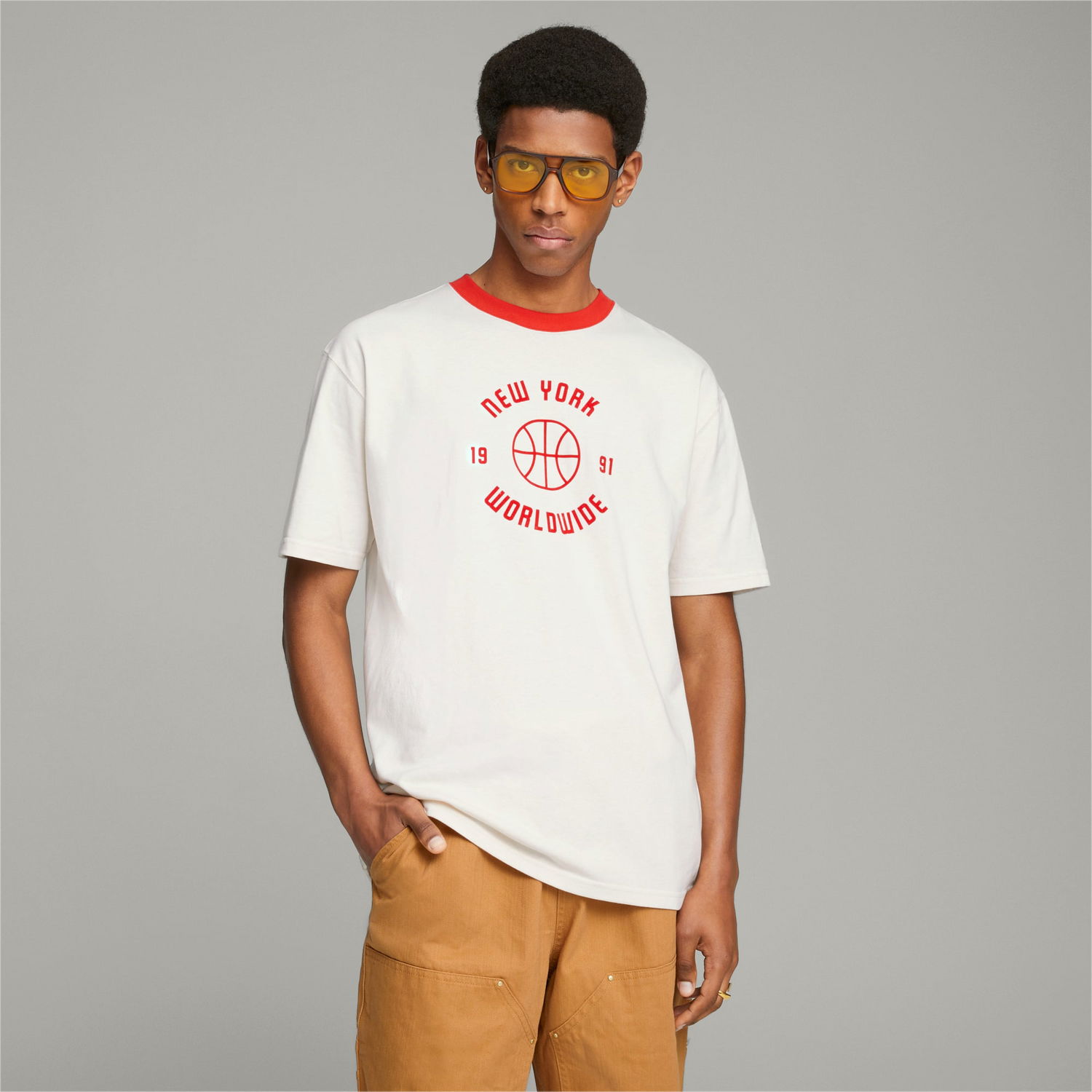 Тениска Puma x RHUIGI Graphic T-Shirt Бяло | 539510_65, 0