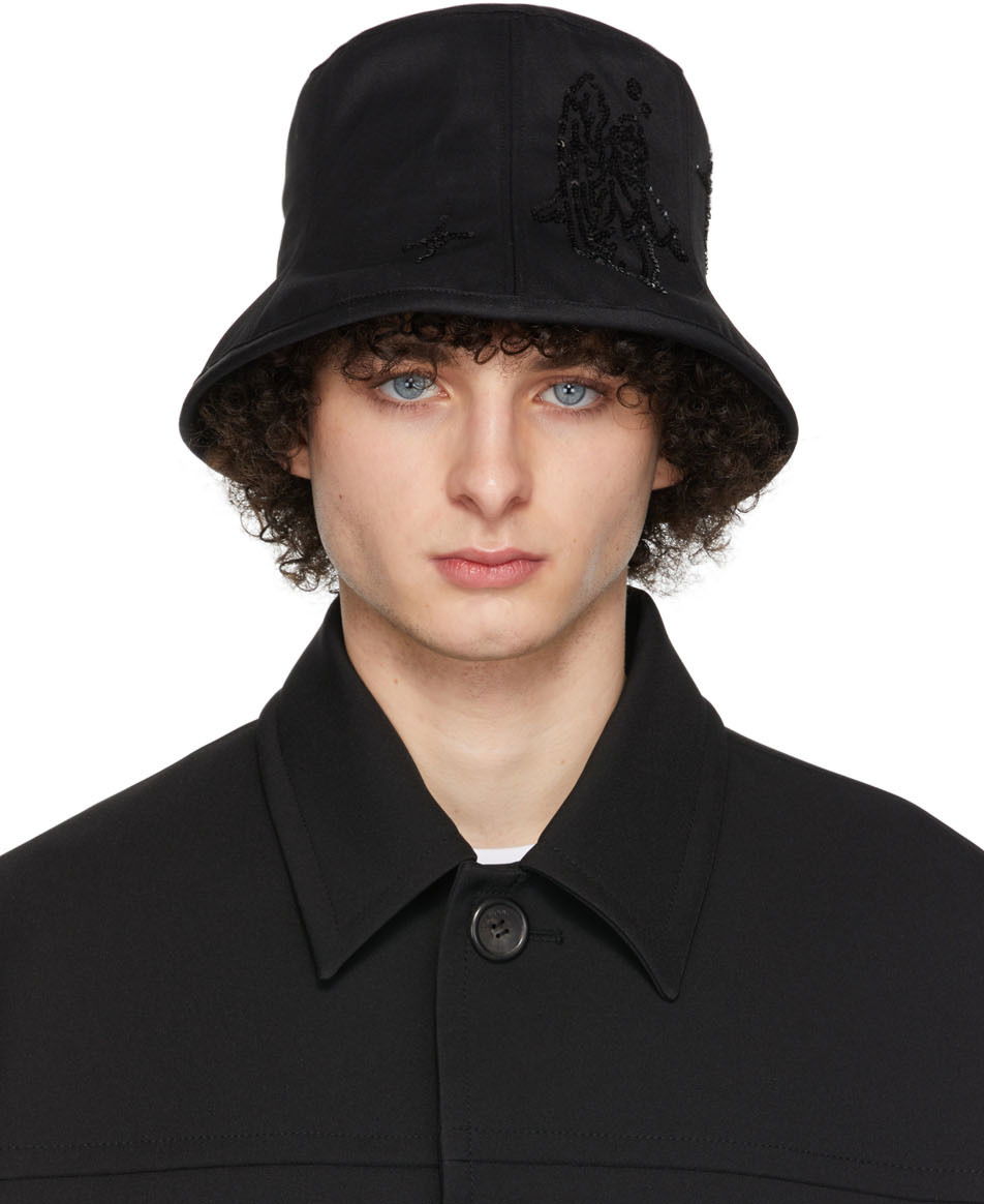 Шапка We11done We11done Angel Sequin 6-Panel Hat Черно | WD-AH1-22-411-U-BK, 0