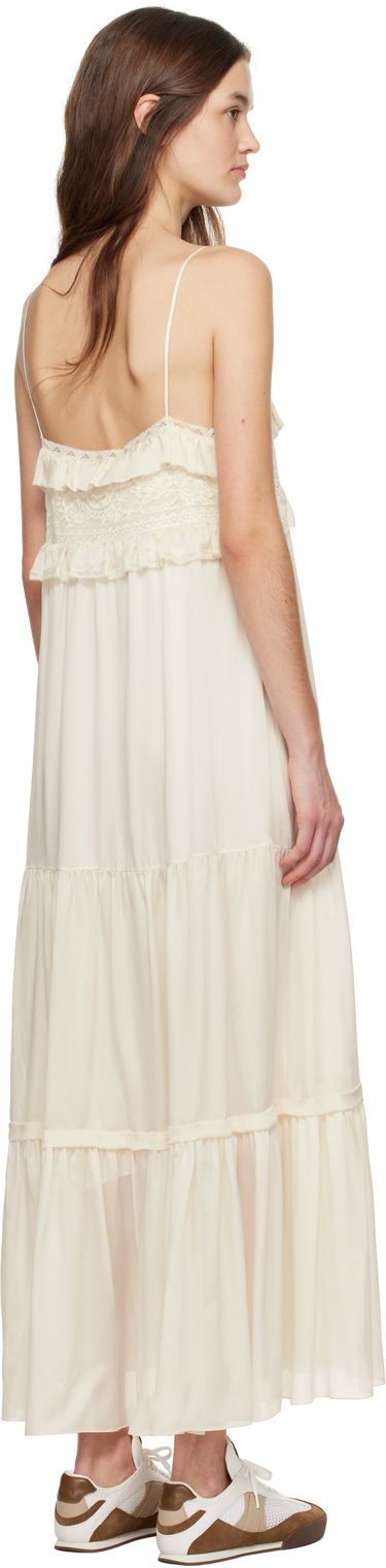 Pокля CHLOÉ Chloé Sleeveless Lace Maxi Dress Бежово | CH25SRO41329, 2