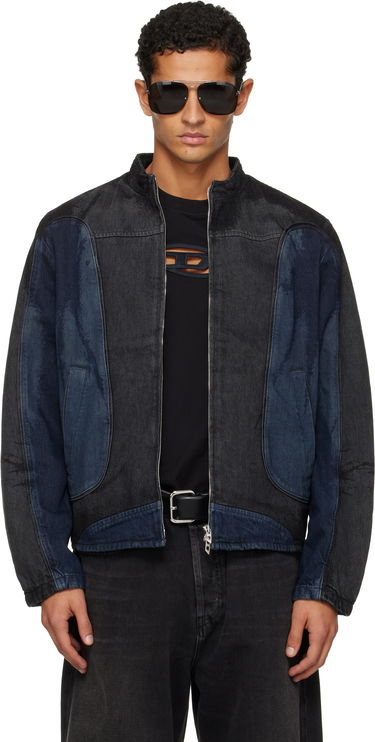 Яке Diesel D-Blenk-S Paneled Denim Jacket Многоцветен | A18422-007BX-01, 0