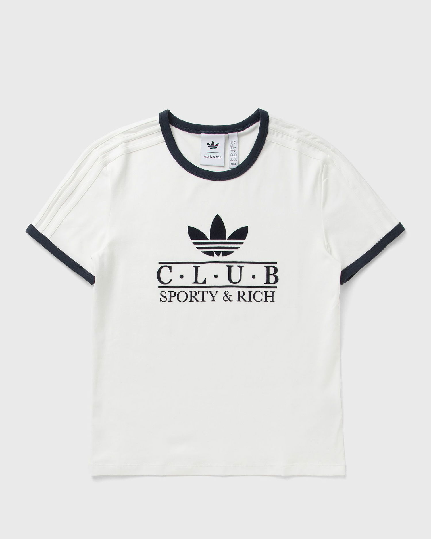 Тениска adidas Originals Sporty & Rich Club Tee Бяло | JL7199, 0