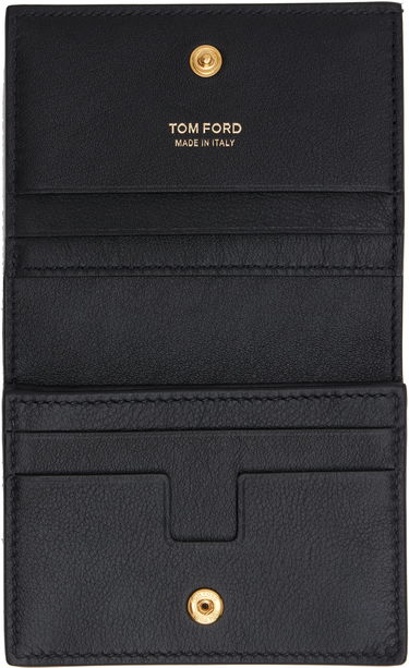 Портфейл Tom Ford Tom Ford Grain Leather Padlock Compact Wallet Черно | S0518-LCL490G, 2