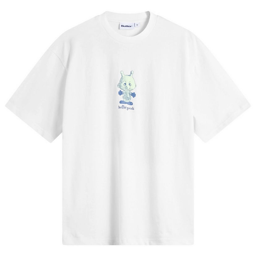 Тениска Butter Goods Newcomer T-Shirt with alien creature graphic Бяло | BG254115-WHT