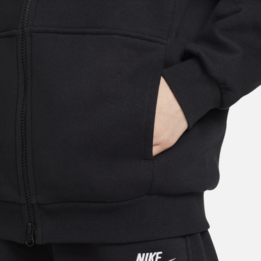 Суитчър Nike Sportswear Club Fleece Full-Zip Hoodie Черно | FD2931-010, 3