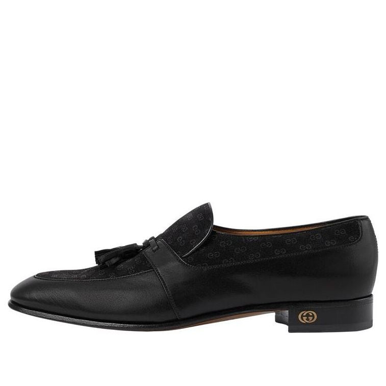 Кецове и обувки Gucci Tassel-Trim Loafers Черно | 723613-AABAW-1000