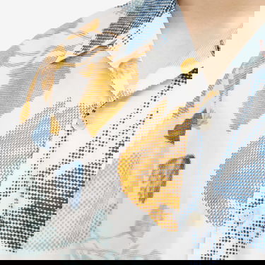 Риза Paul Smith Paul Smith Pixilated Flower Print Shirt Бяло | M2R-695U-P22278-01, 5