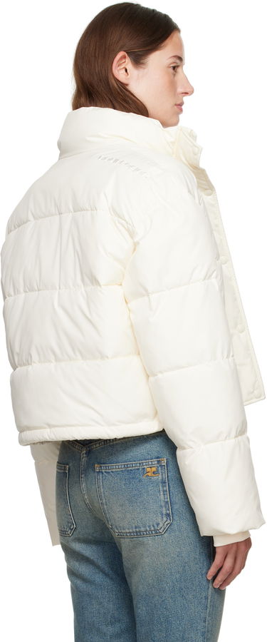 Пухо яке Courrèges Courrèges Cropped Puffer Jacket Бяло | 323CMA106PL0112, 2