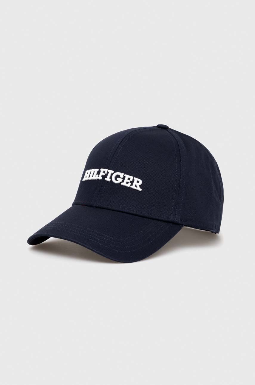 Шапка с козирка Tommy Hilfiger Logo Embroidery Baseball Cap Тъмно синьо | AW0AW15532, 0