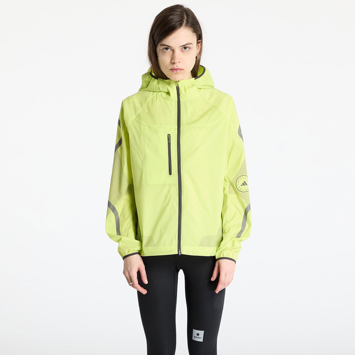 Ветровка adidas Performance Stella McCartney Running Jacket Зелено | JJ0110, 0