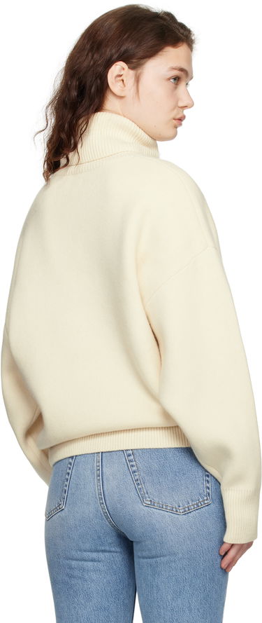Пуловер TOTEME TOTEME Double-Knit Turtleneck Sweater Бежово | 251-WRT4629-YA0132, 2