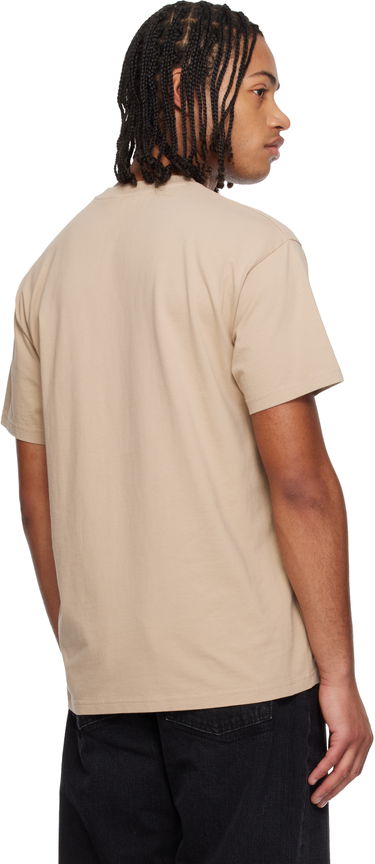 Тениска Givenchy 'GIVENCHY Paris' Gros Grain T-shirt Бежово | BM71NK3YSJ250, 2