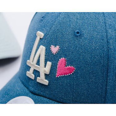Шапка с козирка New Era MLB Denim Icon 9FORTY LA Dodgers Adjustable Hat Синьо | 60595350, 3