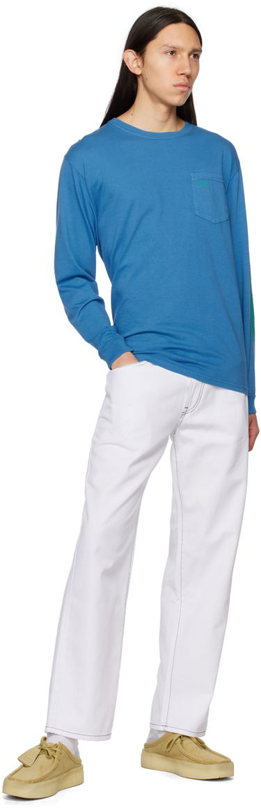 Тениска Noah Noah Modern Boy Pocket Tee Синьо | PT024SS23CFW, 3