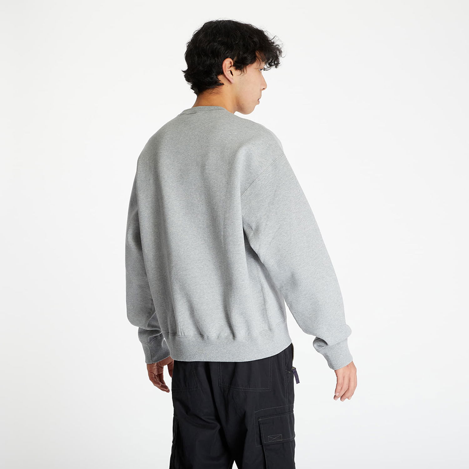 Суитчър Nike SoloSwoosh Crew Fleece Сиво | CV0554-063, 1