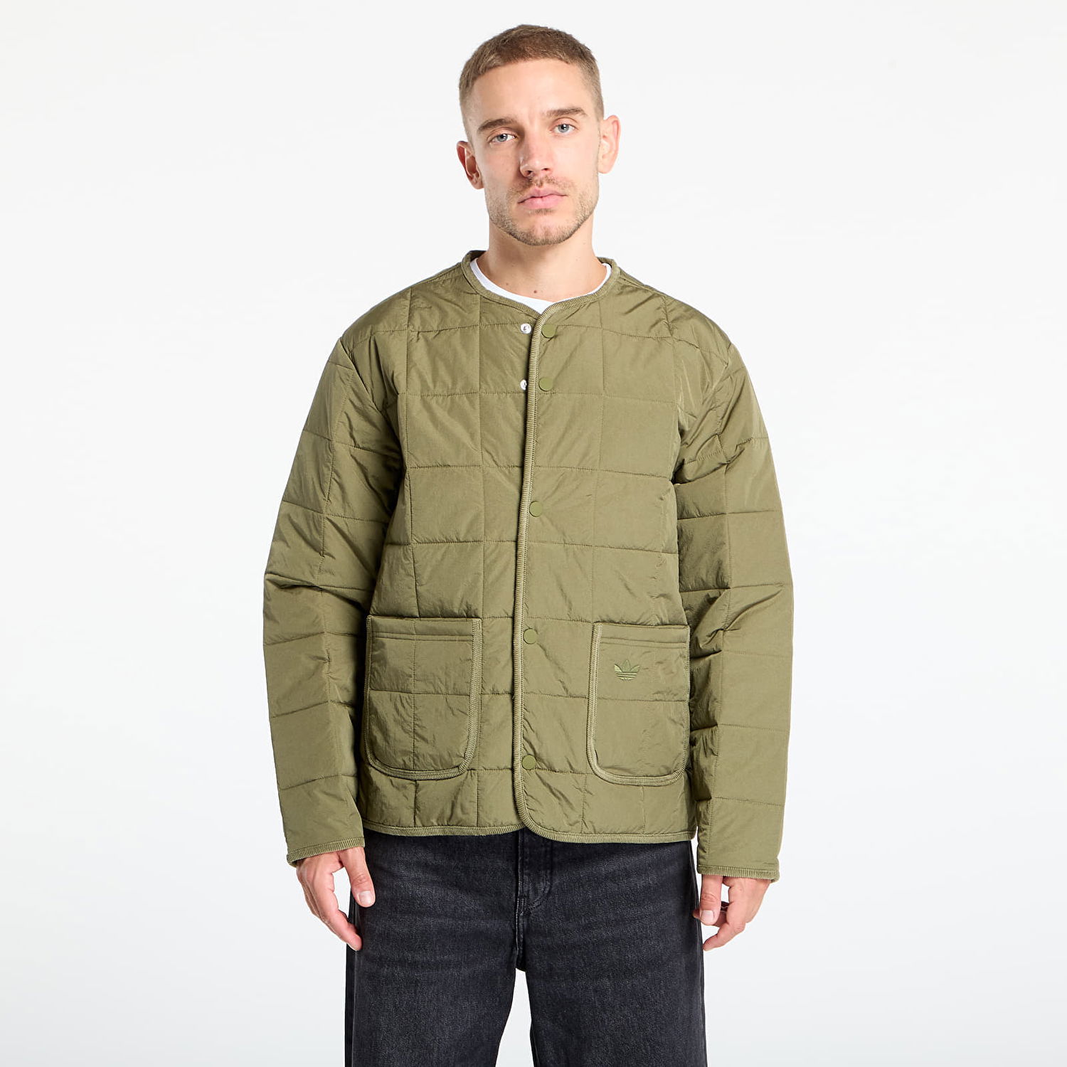 Яке adidas Originals adidas Originals Quilted Jacket Зелено | JW5818, 0