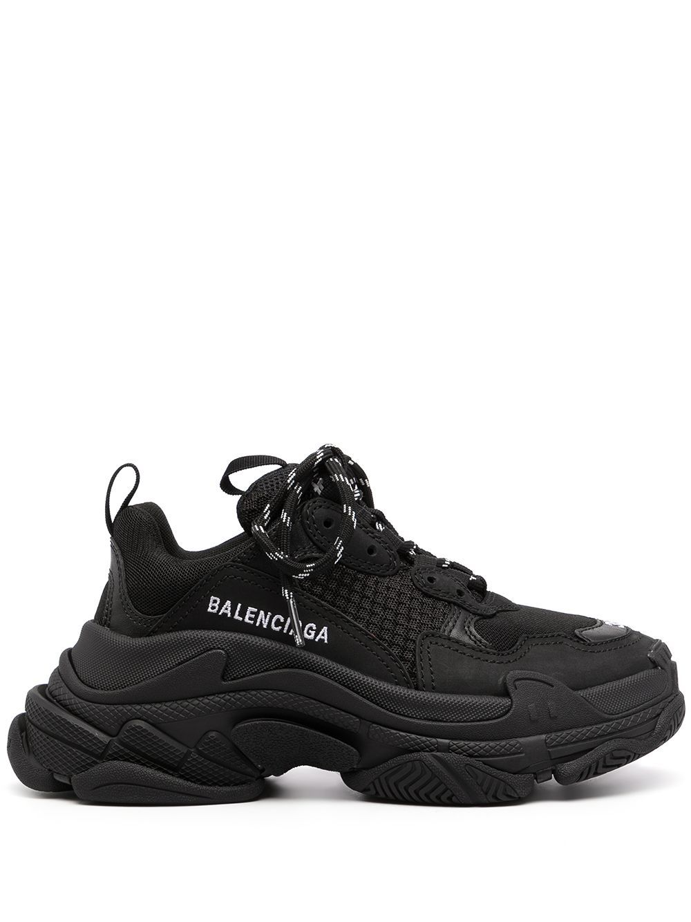 Кецове и обувки Balenciaga Triple S Sneaker Черно | 524036W2CA11000, 0