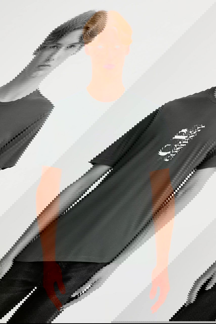 Тениска C.P. Company C.P. Company T-Shirt with Print Зелено | 19CMTS091A005100W, 0