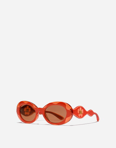 Слънчеви очила Dolce & Gabbana Dolce & Gabbana Flower Power Oval Sunglasses Оранжево
 | VG600KVN87T9V000, 1