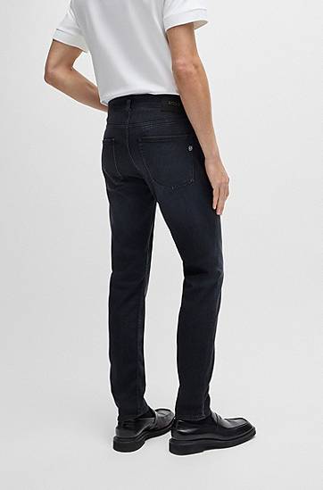 Дънки BOSS Delaware Slim-Fit Jeans Черно | 50520851, 1