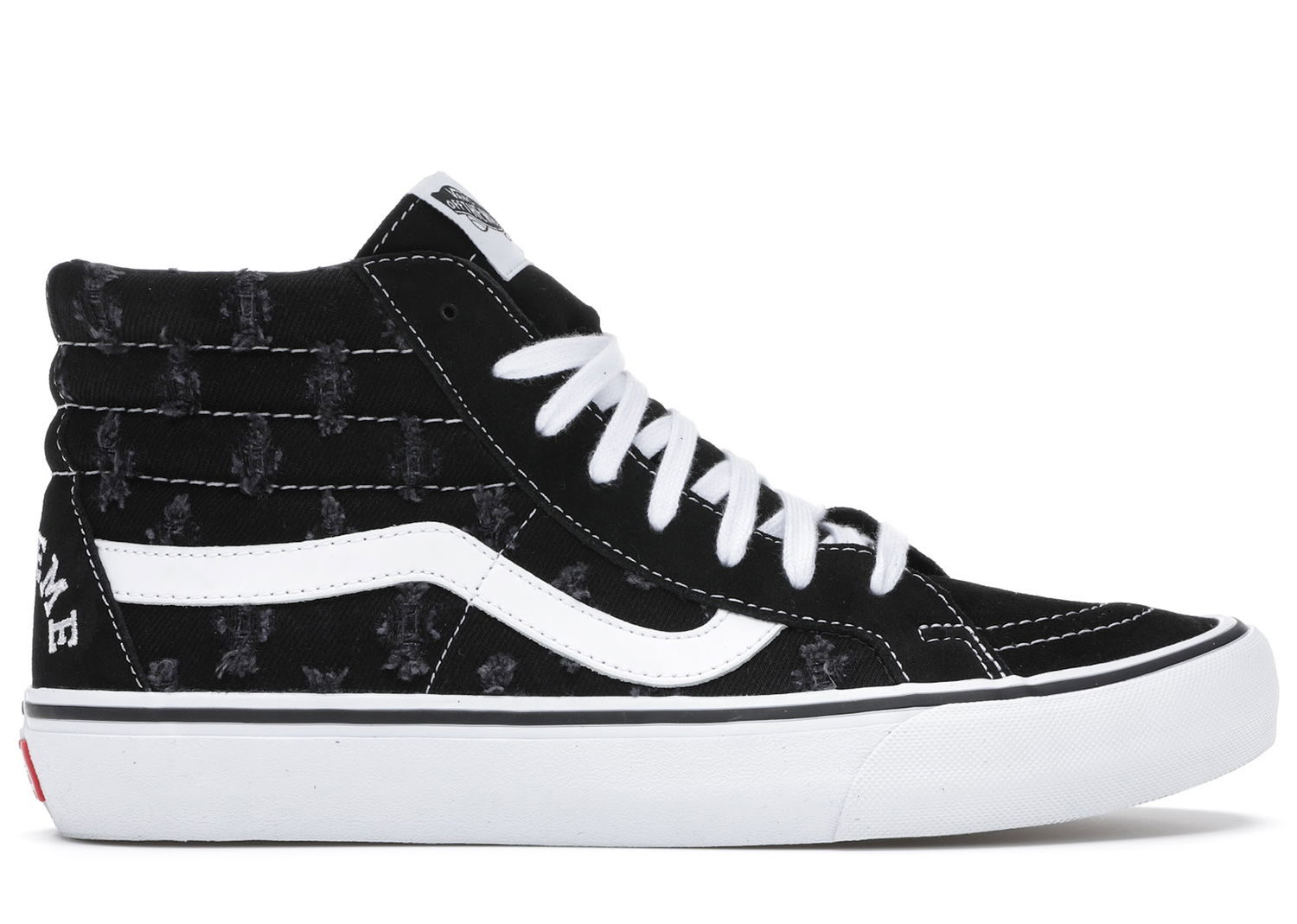 Кецове и обувки Vans Sk8-Hi Supreme Hole Punch Denim Black Черно | VN0A38Z32DC, 0