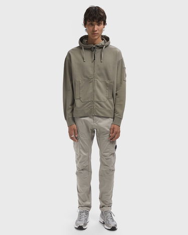 Суитчър C.P. Company Hooded Goggle Sweatshirt Зелено | 19CMSS060A006372G-356, 2