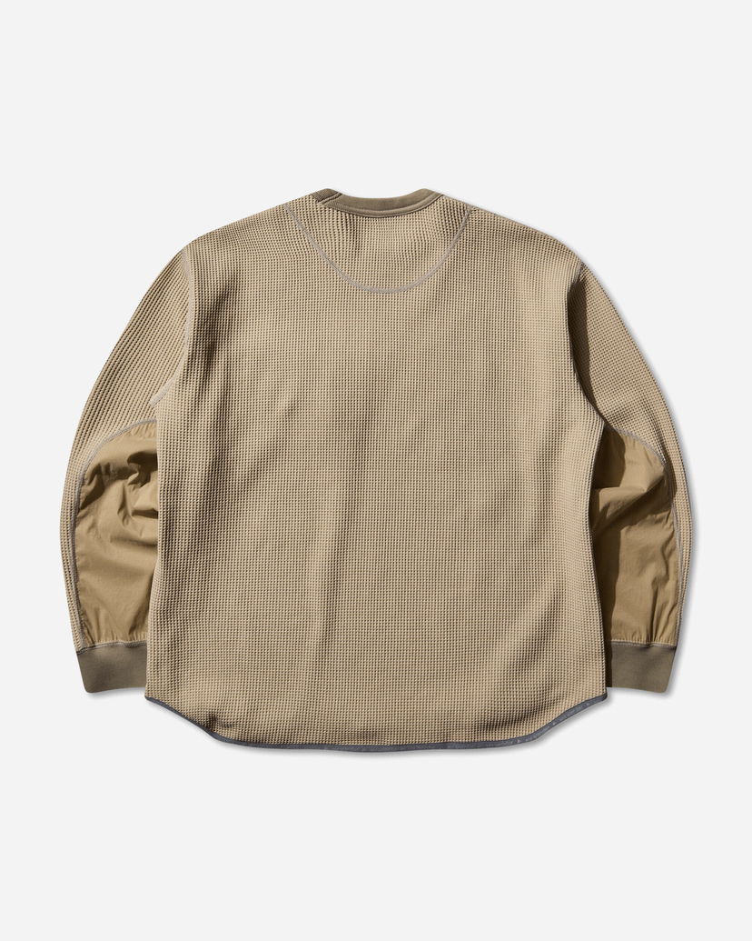 Риза and wander PE Waffle Longsleeve Top Бежово | 5745284084 040