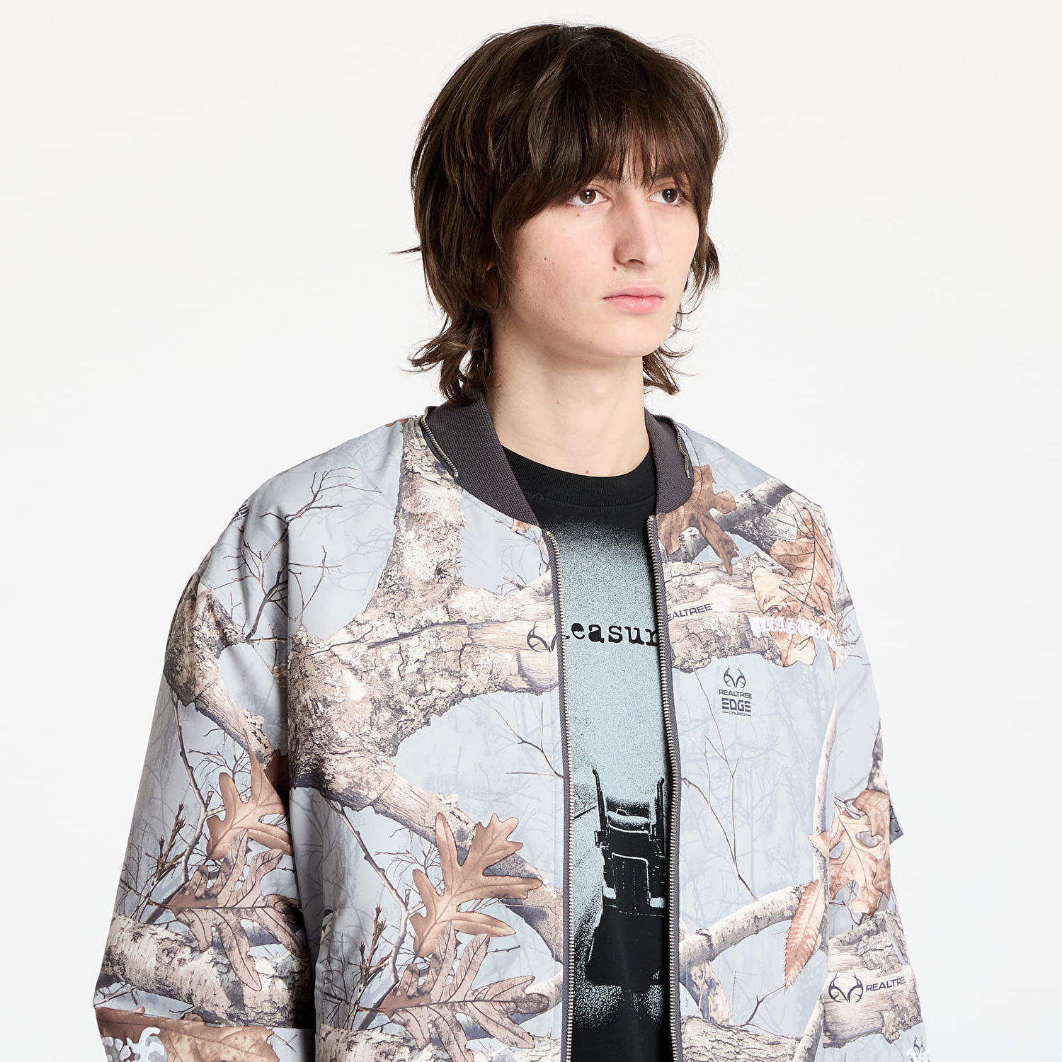 Яке бомбър Pleasures PLEASURES Dragon Bomber Jacket Сиво | P25SP003 GREY, 1