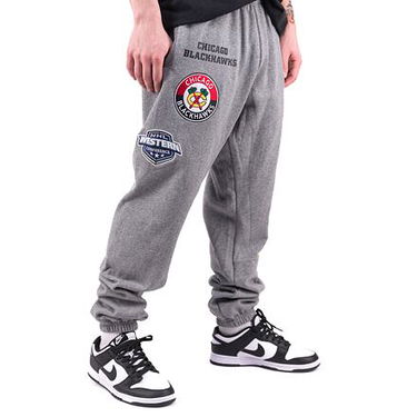 Спортни панталони Mitchell & Ness NHL M&N CITY COLLECTION FLEECE PANT BLACKHAWKS Сиво | PSWP4988-CBHYYPPPGYHT, 0