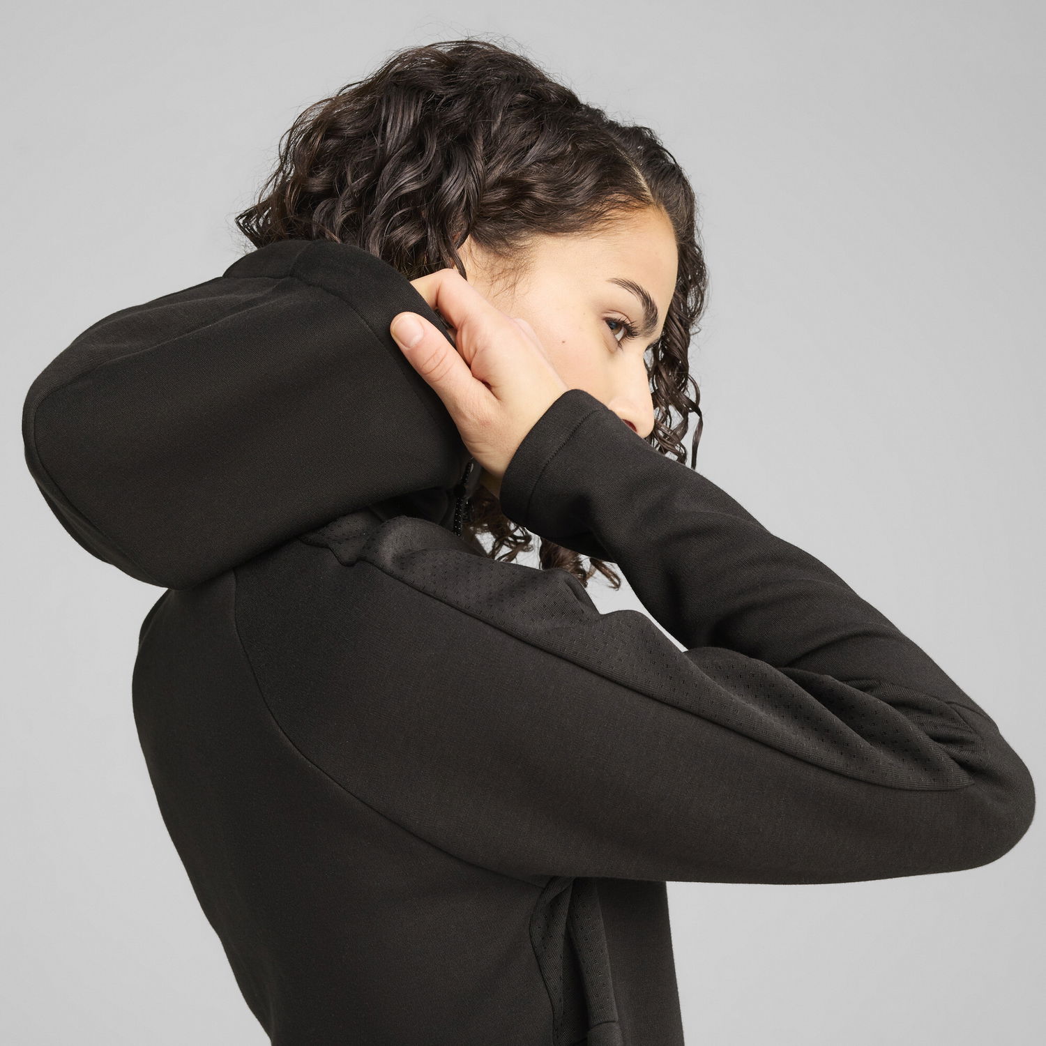 Суитчър Puma EVOSTRIPE II Women's Hooded Jacket Черно | 685050_01, 1