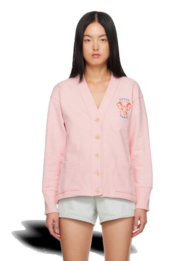 Пуловер KENZO Paris Elephant Cardigan Розово | FD62SW0944ME