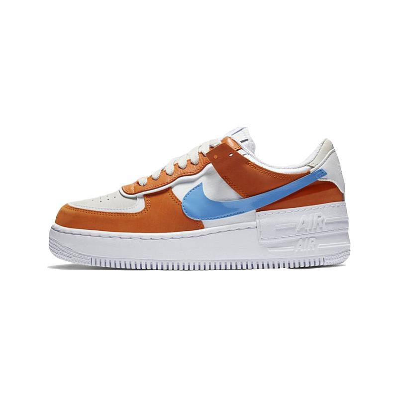 Кецове и обувки Nike Air Force 1 Shadow Rust Blue W Бяло | CZ0365-100, 0