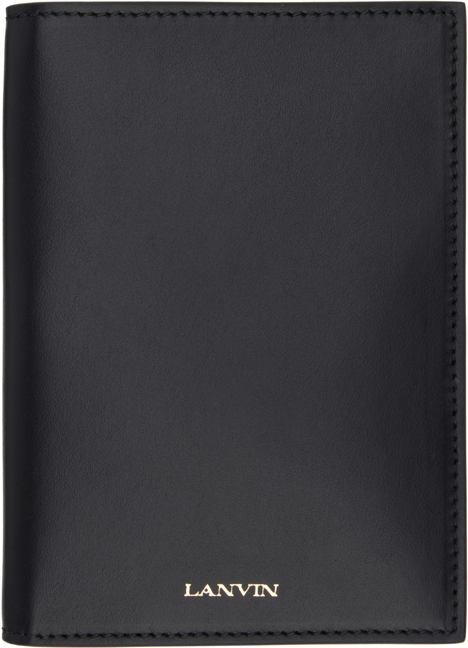 Портфейл LANVIN Lanvin Calfskin Passport Holder Черно | LW-SLSYPH-SMLE-P25, 0