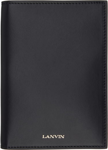 Портфейл LANVIN Lanvin Calfskin Passport Holder Черно | LW-SLSYPH-SMLE-P25, 0