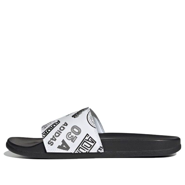 Кецове и обувки adidas Originals Comfort Slide 'All Over Logos' Бяло | FZ1751