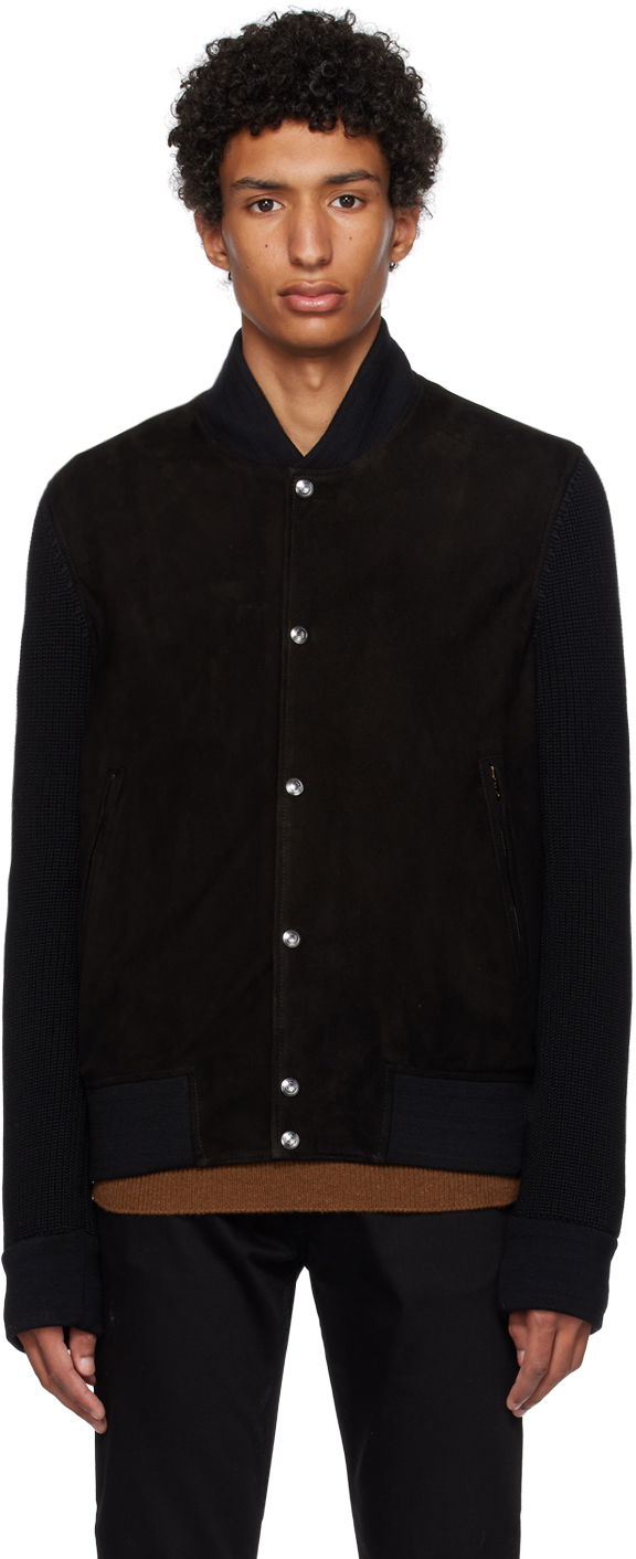 Яке бомбър Paul Smith Paul Smith Paneled Bomber Jacket Черно | M1R-377Y-L00040, 0
