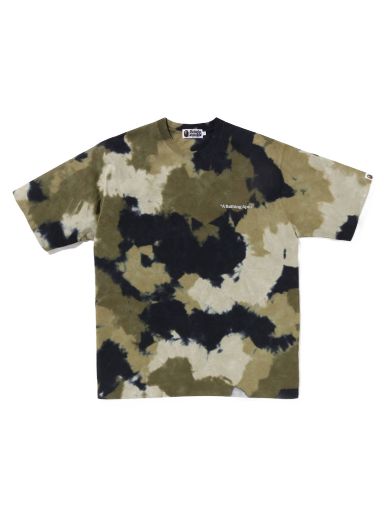 Тениска BAPE Chusen Dye Relaxed Fit Tee Зелено | 1J30-109-006