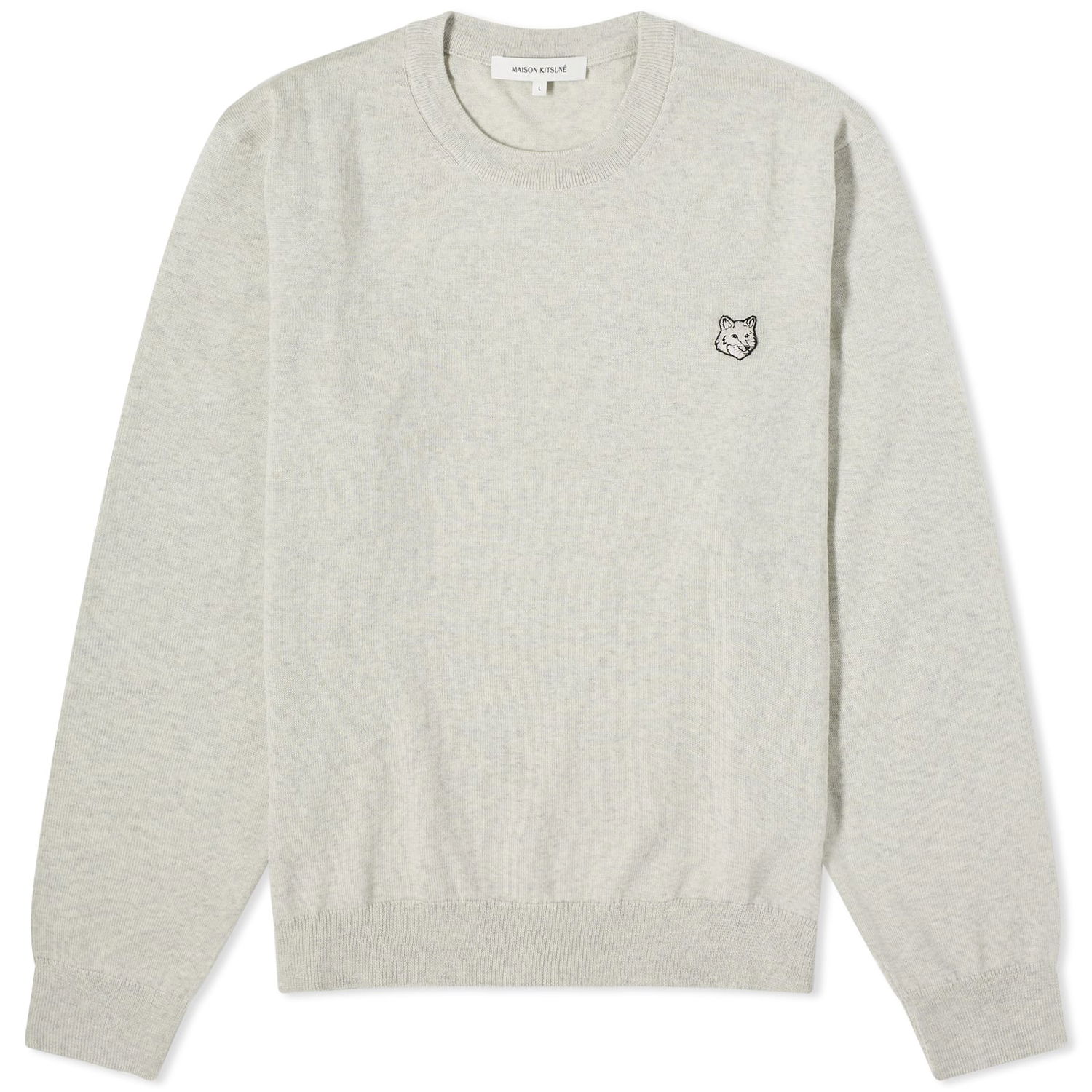 Пуловер MAISON KITSUNÉ Patch Crew Jumper Сиво | MM00815KT1036-H120, 0
