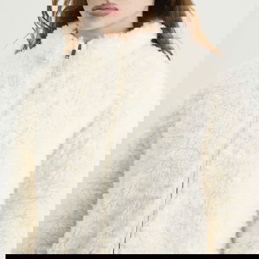 Яке SKIMS Faux Fur Zip Up Jacket Бяло | ZU-ZUP-10193W-EGT, 5