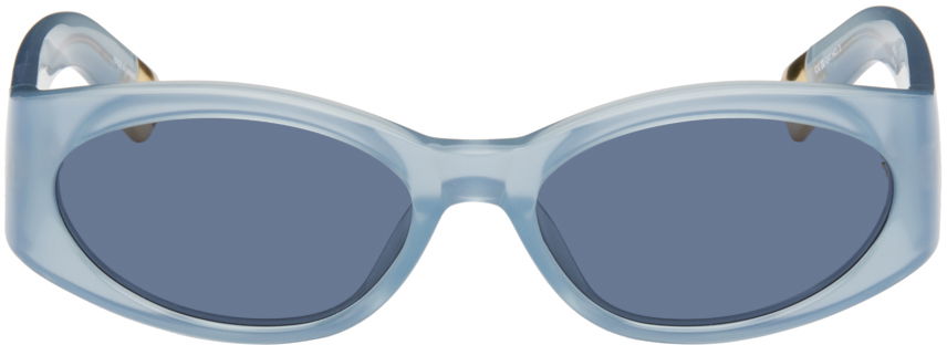 Слънчеви очила Jacquemus 'Les Lunettes Ovalo' Sunglasses Синьо | JAC4C5SUN, 0