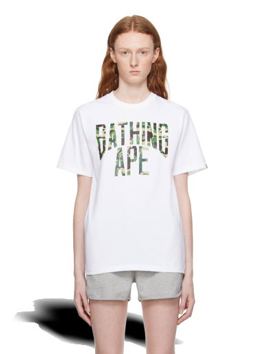 Тениска BAPE ABC Camo NYC T-Shirt Бяло | 001TEJ301009M