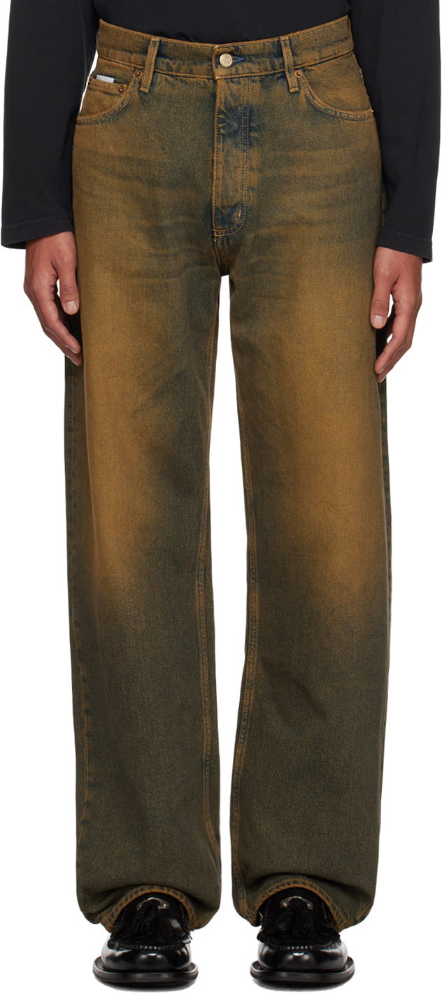 Дънки Eytys Benz Wide Leg Jeans Зелено | A039051, 0